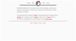 Desktop Screenshot of futuraprime.net